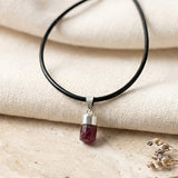 Colgante de Rubí en Plata
