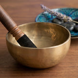 Cuenco Tibetano 14cm Hecho a Mano en Bronce