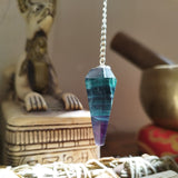 Péndulo de Fluorita Arcoíris: El mejor para la intuición