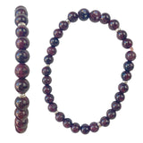 Pulsera de Granate en Plata: Valentía, pasión y fuerza