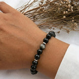 Pulsera de Obsidiana Arcoíris: Poner Límites, Trabajar el Ego
